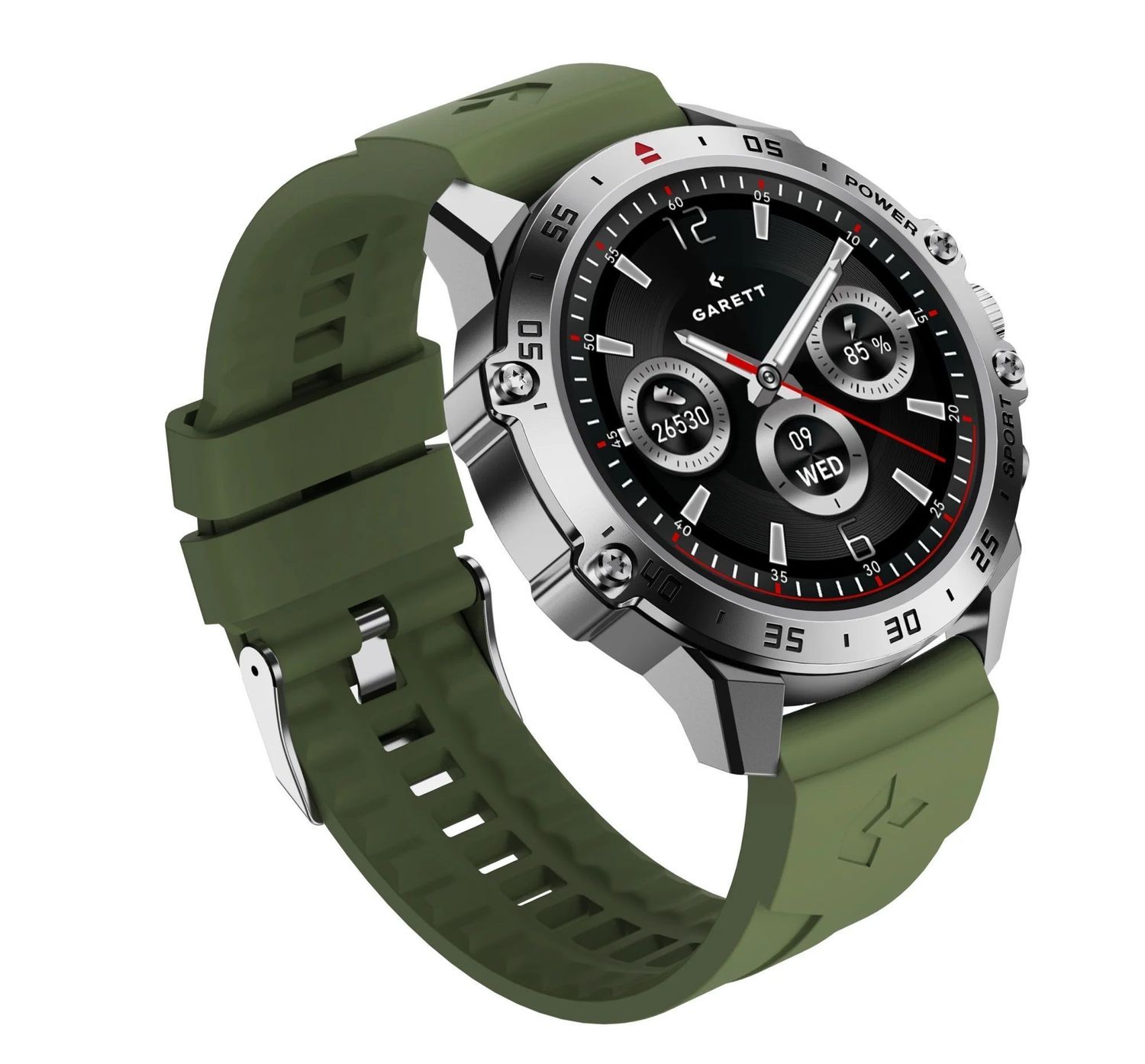 Smartwatch męski Garett V14 srebrny stalowy (5).jpg